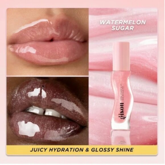 Gisou Honey Infused Lip Oil Watermelon Sugar, NEW with the BOX - Picture 3 of 3